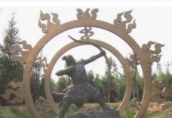 海南专业定制后羿雕塑，完美彰显人物神韵