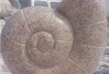 海南花岗岩蜗牛石雕|质感细腻的蜗牛雕塑