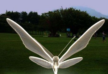 海南花园不锈钢装饰蝴蝶雕塑