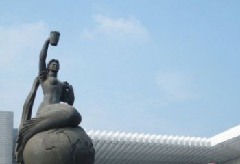 海南中领雕塑推出的精美雕塑——铜铸地球塑像，…