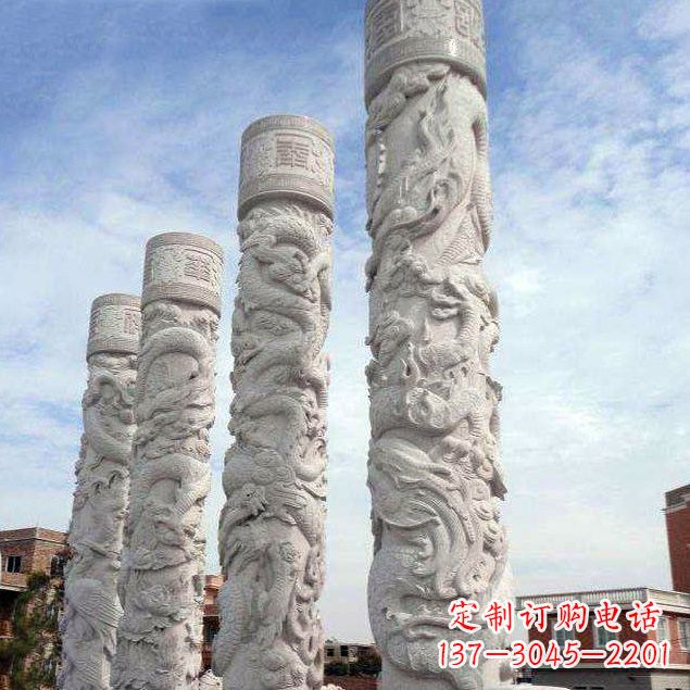 海南精美石雕龙雕塑，释放神秘力量