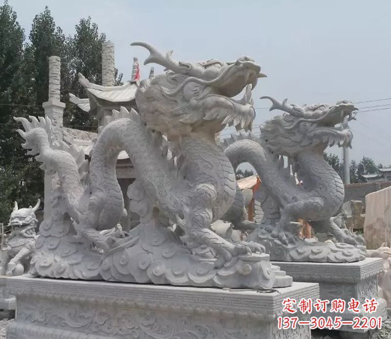 海南青石龙雕塑