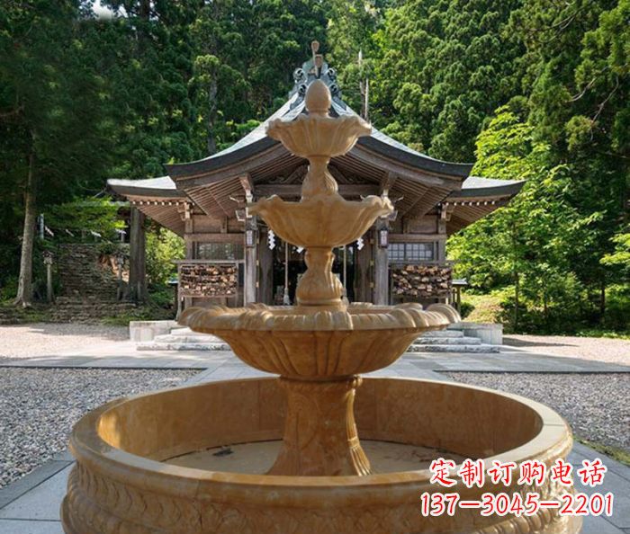 海南三层喷泉公园石雕