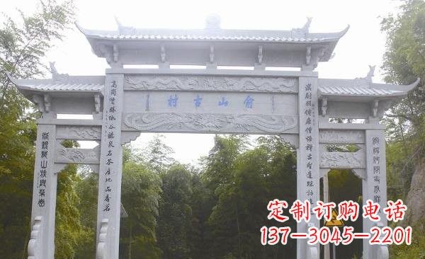 海南让精美的牌坊雕塑为您打造精美环境