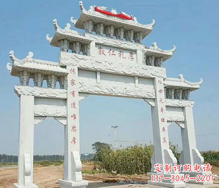 海南牌坊石雕,装点你的生活