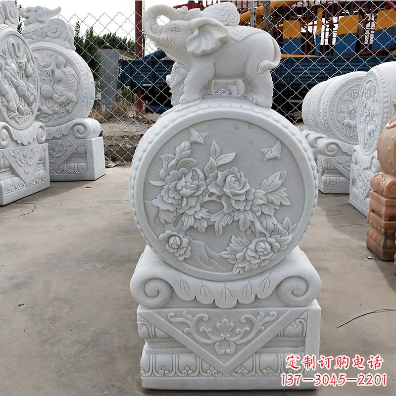 海南精美门墩雕塑,增添独特气质