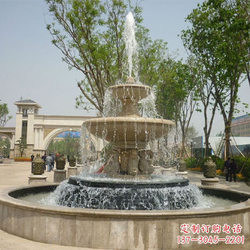 海南石雕音乐喷泉