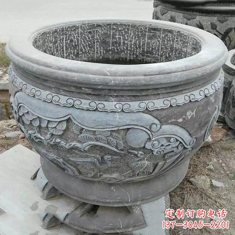 海南石刻园林鱼缸