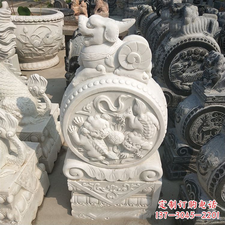 海南石门墩石雕