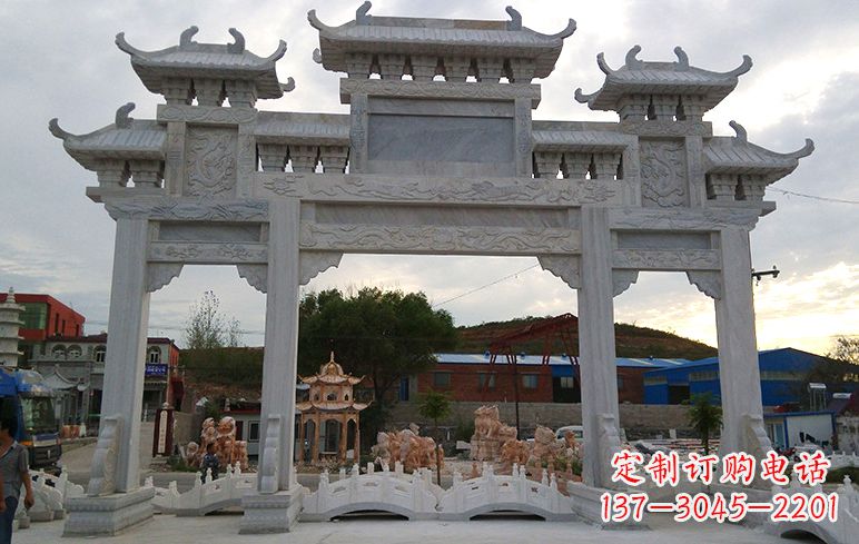 海南石牌坊雕刻