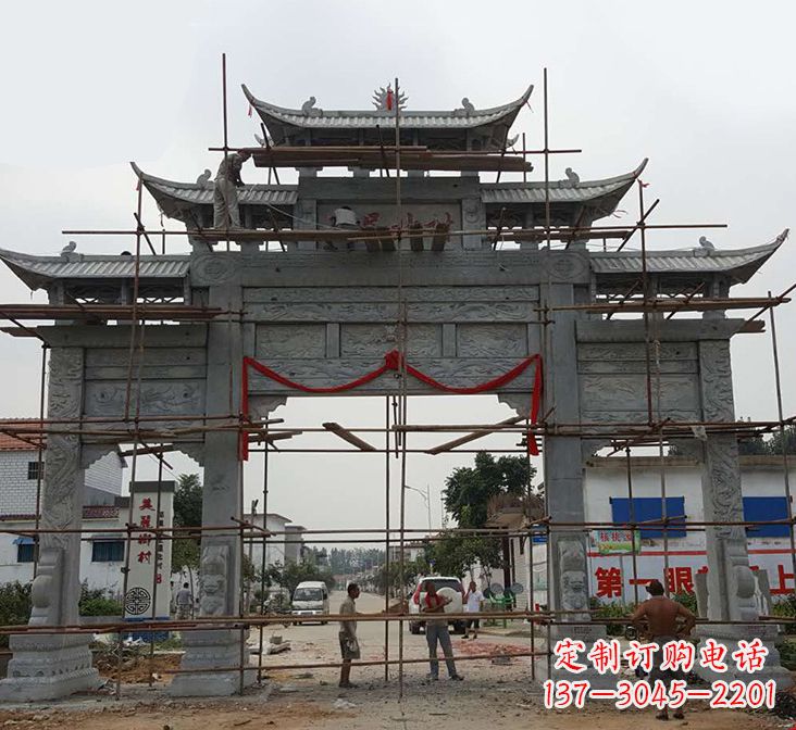 海南石牌坊雕塑