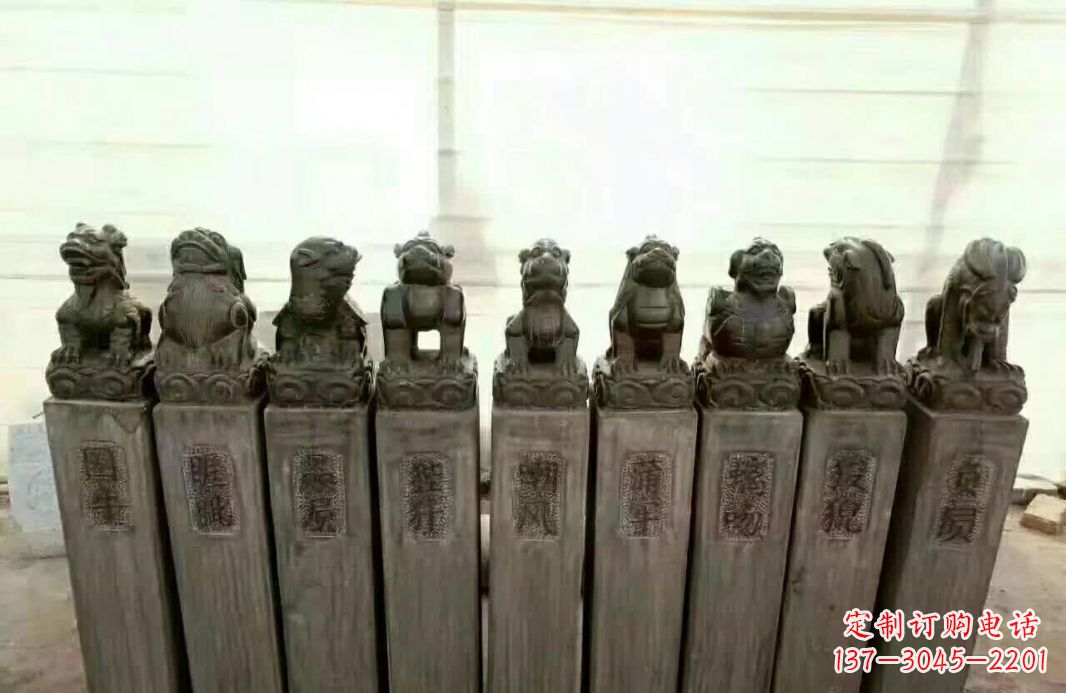 海南栓马桩石雕