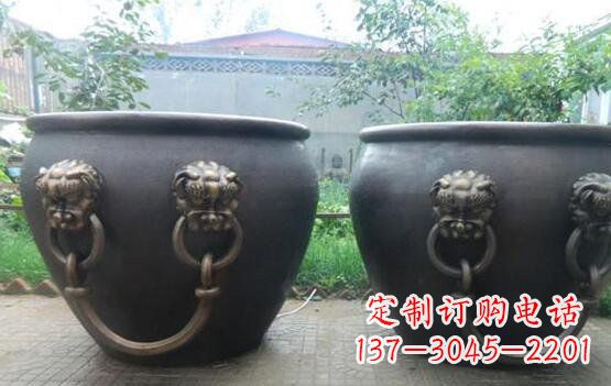 海南水缸寺庙景观铜雕