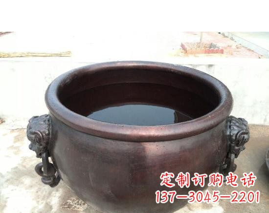 海南水缸寺庙铜雕
