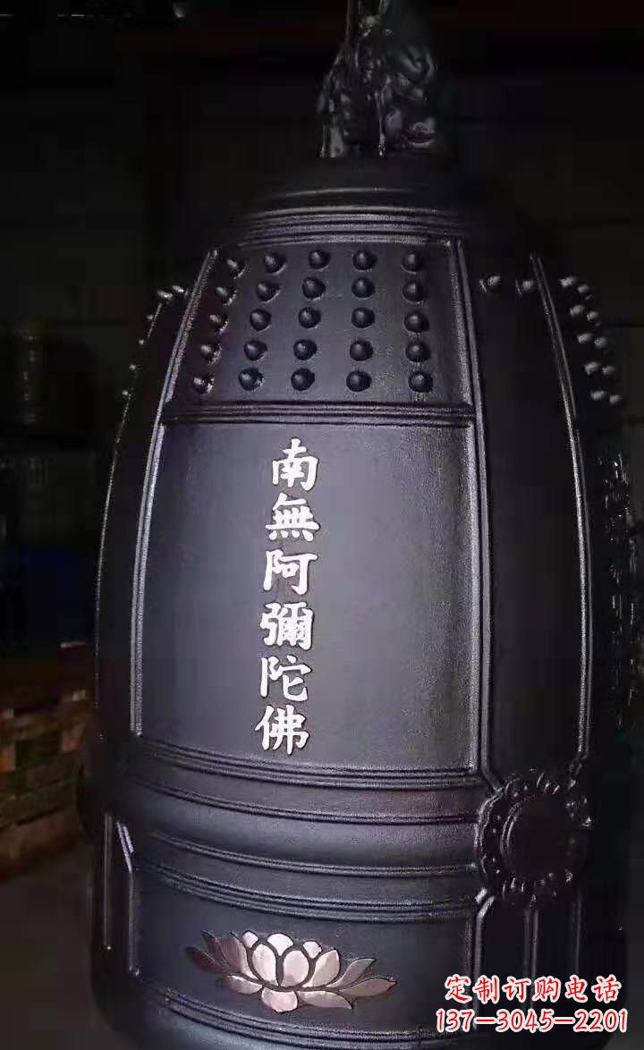 海南寺庙铜钟雕塑户外景观雕塑