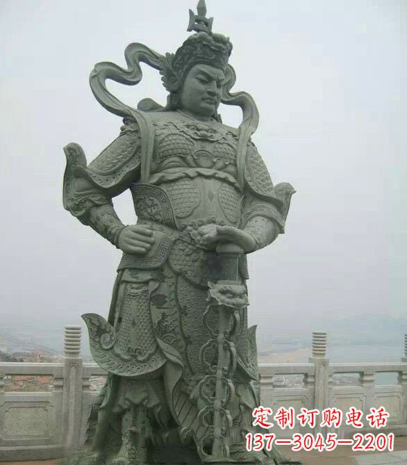海南寺庙韦陀菩萨石雕