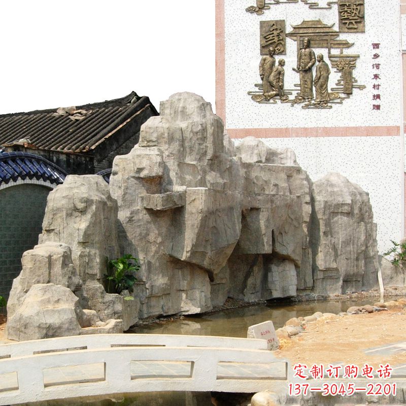 海南塑石假山雕塑