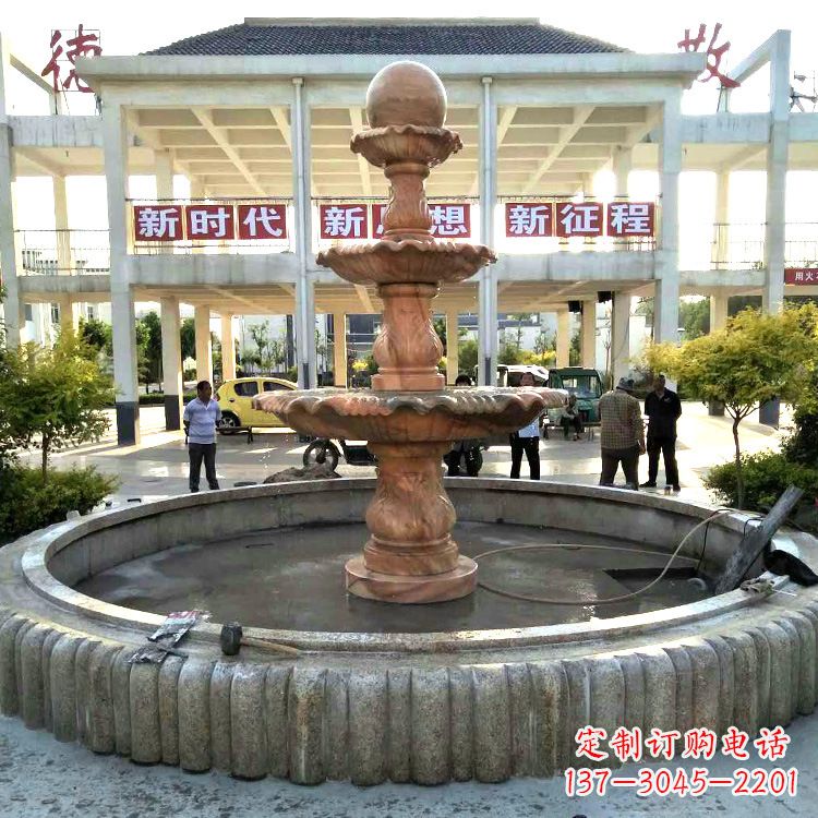 海南天使喷泉石雕