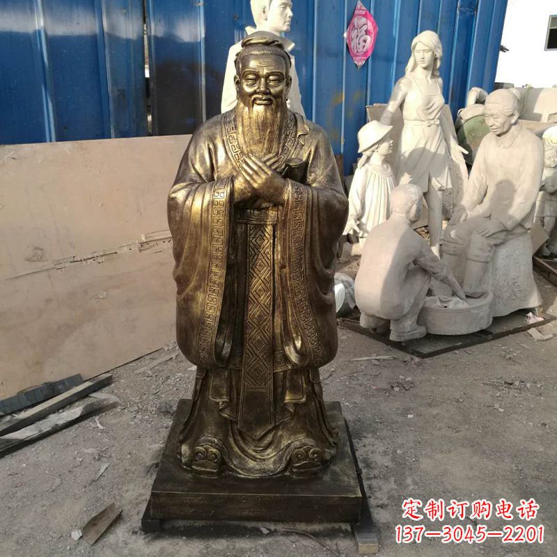 海南同济大学孔子雕塑