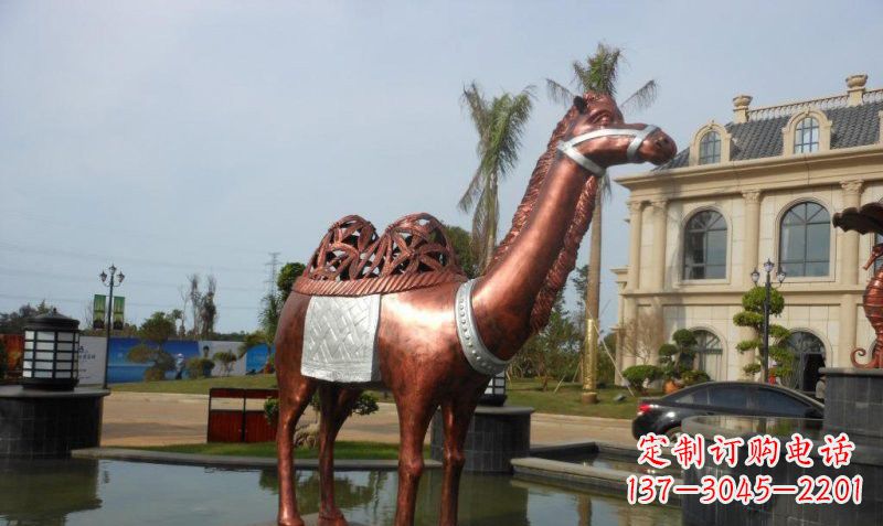 海南铜雕抽象骆驼