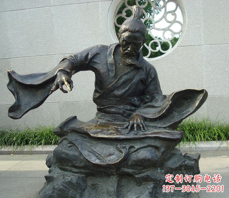 海南铜雕弹钢琴