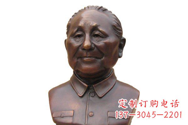 海南铜雕邓小平头像