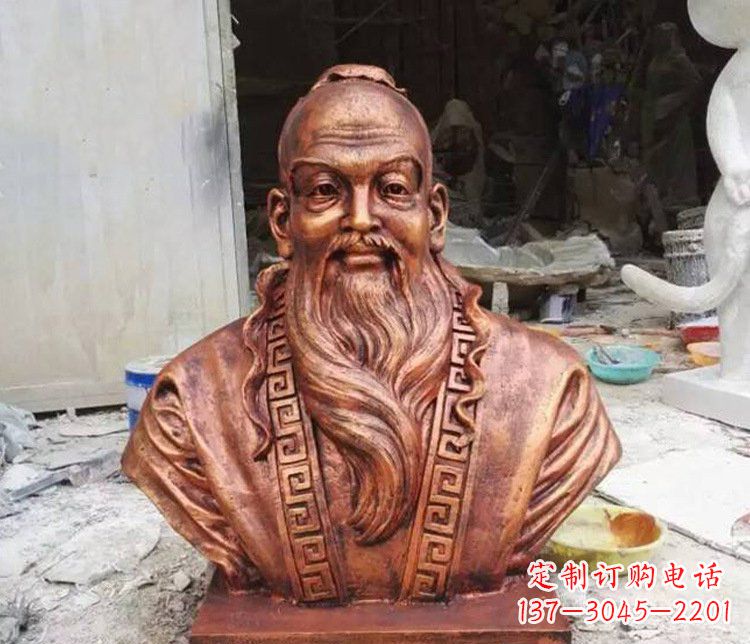 海南铜雕古代孙思邈人物雕塑