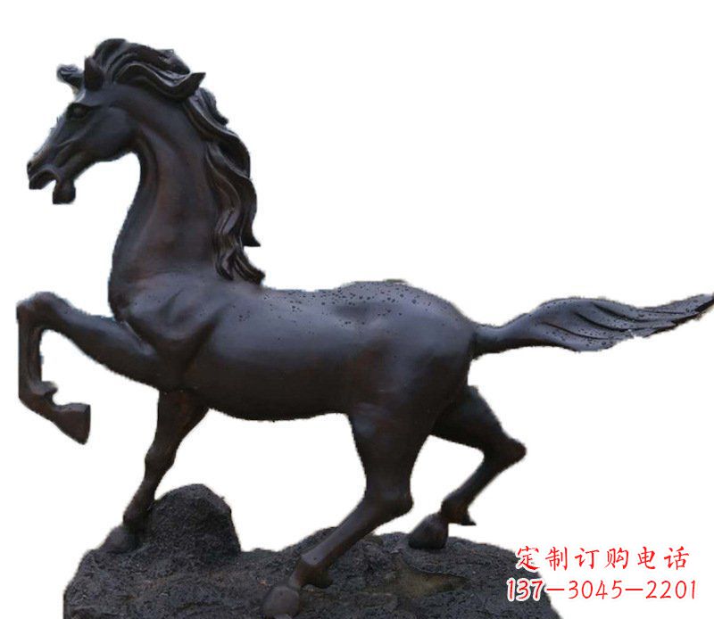 海南铜雕马动物雕塑
