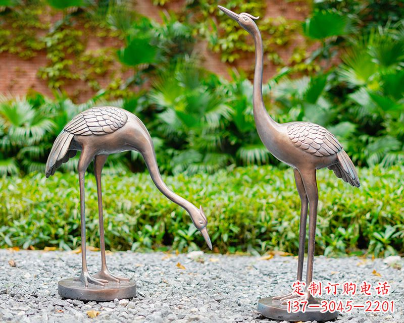 海南推荐仿真仙鹤动物雕塑