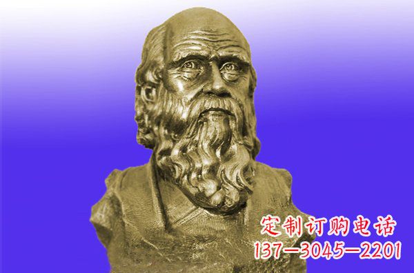 海南托尔斯泰头像铜雕