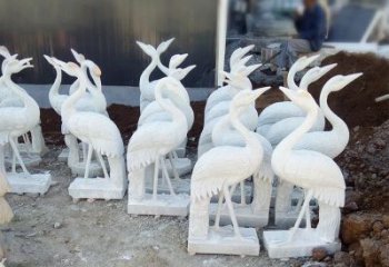 海南精美工艺，传统雕刻——仙鹤石塑