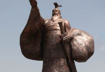 海南秦始皇铜雕精美塑像，让历史回溯至您身边