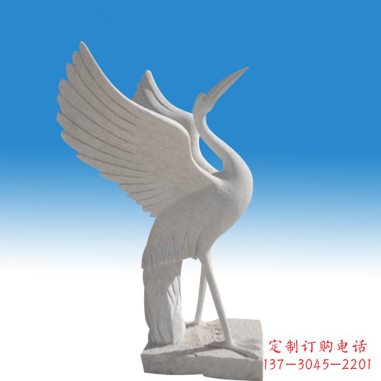 海南仙鹤砂岩雕塑