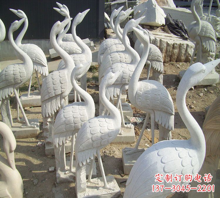海南仙鹤石雕石雕
