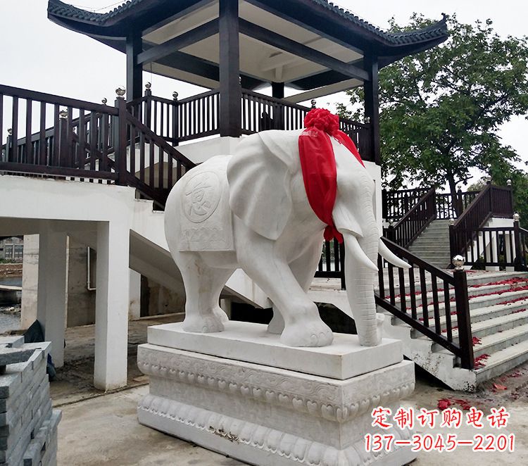 海南小孩大象石雕