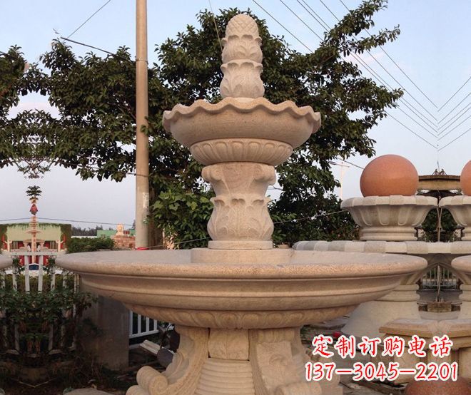 海南小区景观大型喷泉石雕 (4)