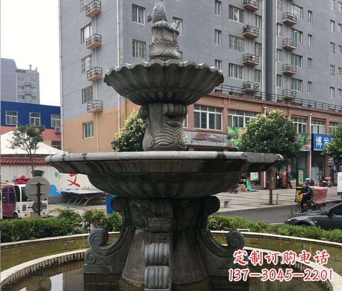 海南小区景观仿古喷泉石雕