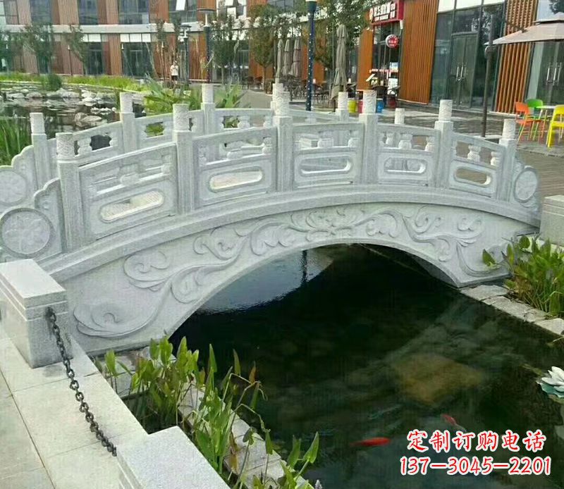 海南小区景观石桥栏杆