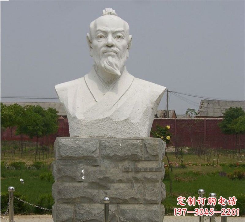 海南校园大理石张衡雕塑
