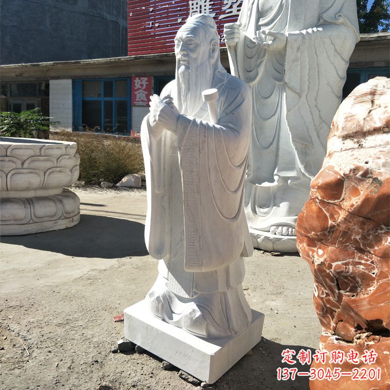 海南校园孔子像雕塑