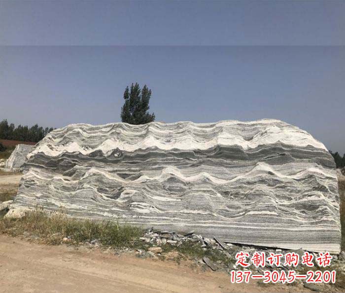 海南雪浪石假山公园景观石雕