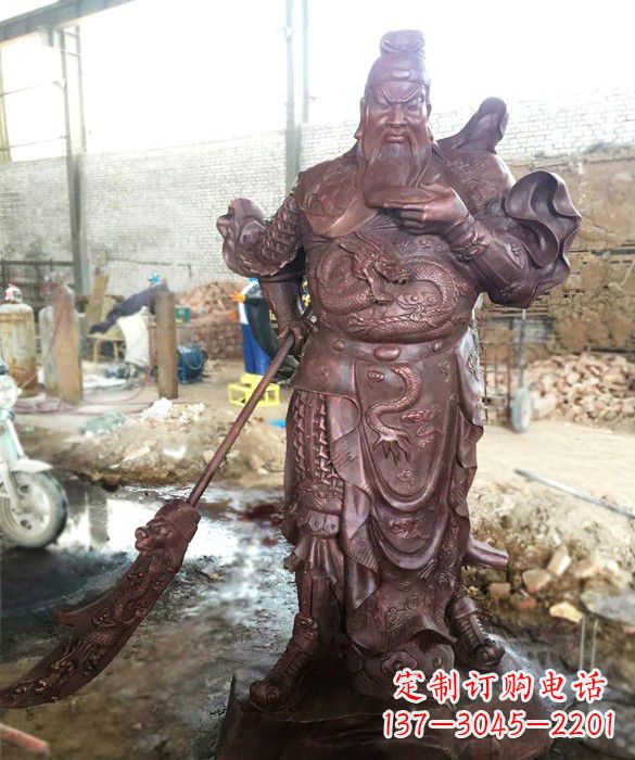 海南义薄云天关公像