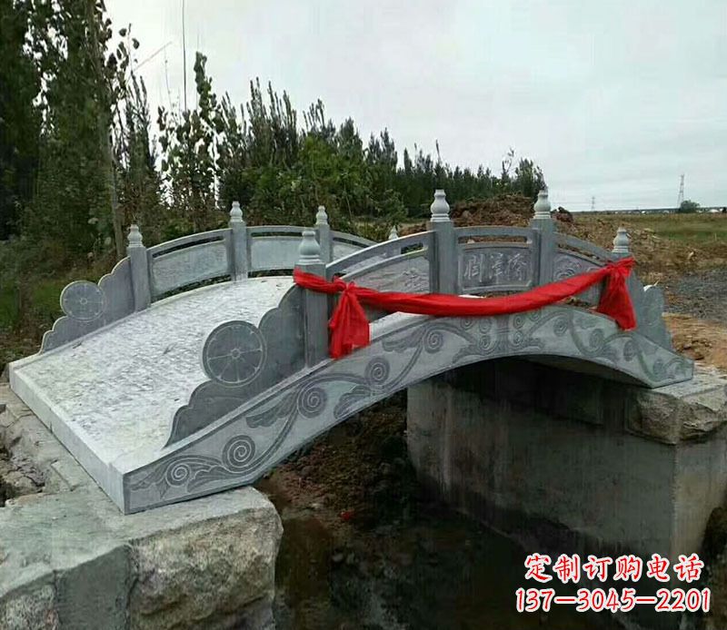 海南园林仿古石拱桥景观雕塑