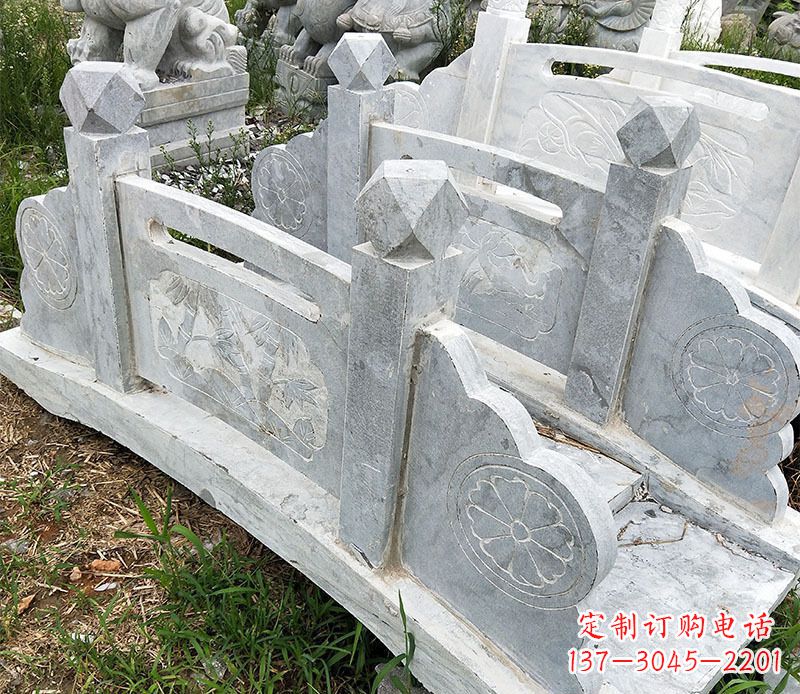 海南园林仿古石拱桥景观石雕 (2)