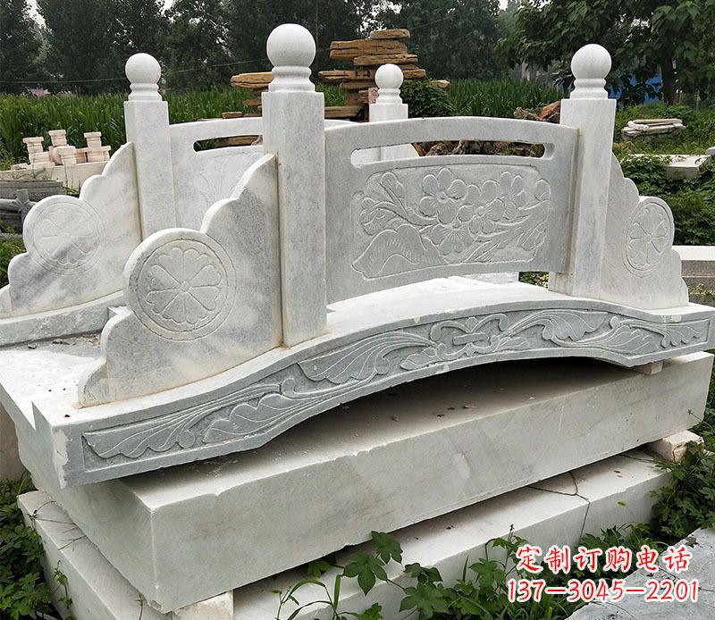 海南园林仿古石拱桥景观石雕
