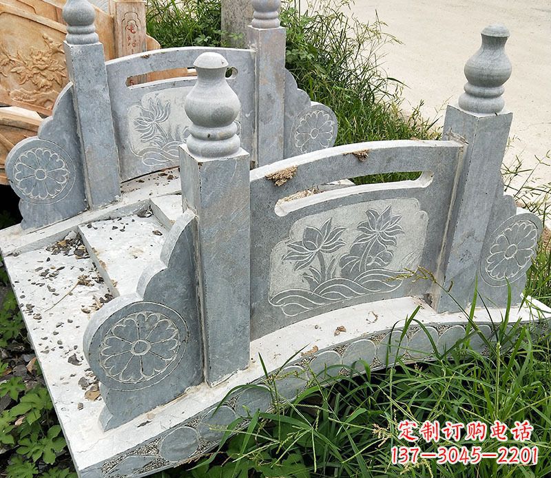 海南园林仿古石栏板景观石雕_1 (2)