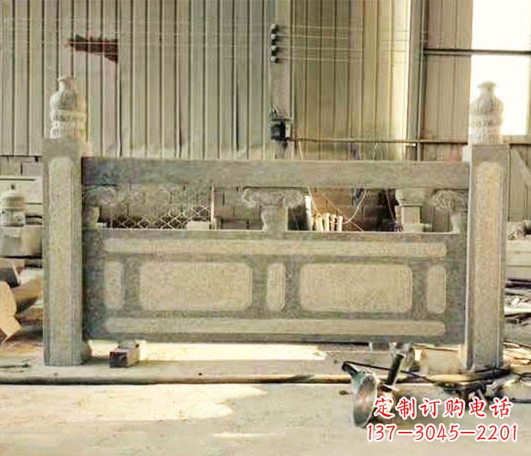 海南园林仿古石栏板景观石雕