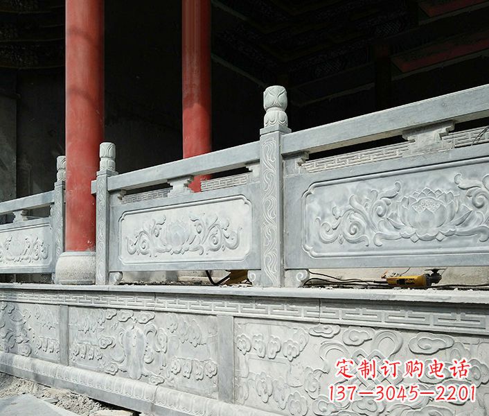 海南园林仿古石栏板景观石雕_1 (3)