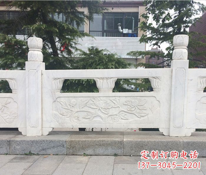 海南园林景观大理石浮雕栏板 (2)