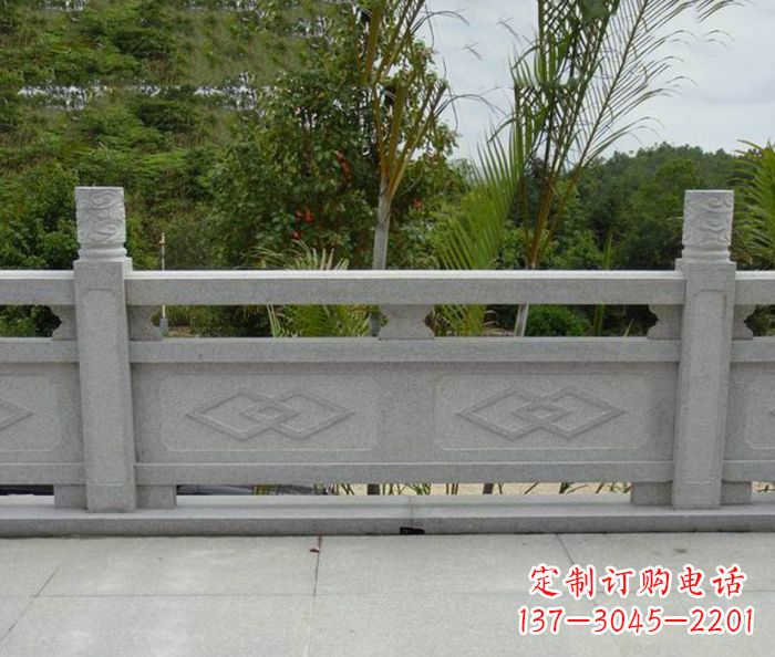 海南园林景观大理石栏板雕塑 (3)